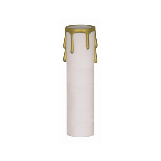 (4-Pack) Candle Cover in White