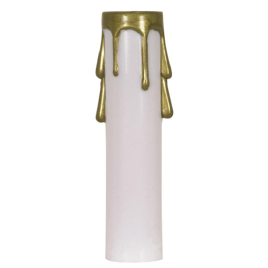 (4-Pack) Candle Cover in White