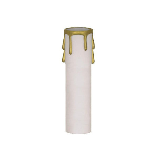 (4-Pack) Candle Cover in White