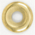 (4-Pack) Satco 90-388 Beaded Steel Check Ring, 1/8 IP Slip, Brass Plated Finish, 1-1/8" Diameter