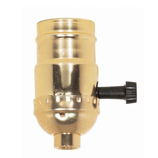 (4-Pack) Socket in Brite Gilt