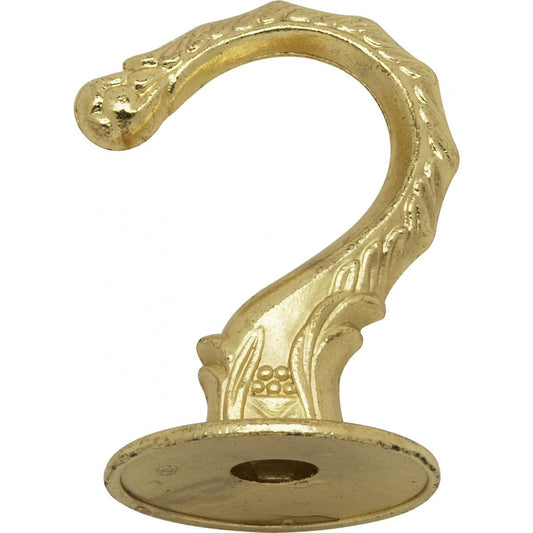 (4-Pack) Swag Hook in Brass Plated