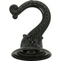 (4-Pack) Satco 90-442 Die Cast Large Swag Hook, Black Finish, Kit Contains 1 Hook And Hardware, 10lbs Max