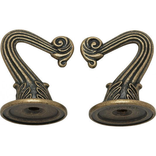 (4-Pack) Swag Hook Kit in Antique Brass