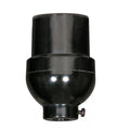 (4-Pack) Satco 90-458 1/8 IP Cap w/Plastic Bushing, Black