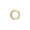 (4-Pack) Satco 90-472 Steel Check Ring, Curled Edge, 1/4 IP Slip, Brass Plated Finish, 1" Diameter