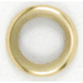 (4-Pack) Satco 90-473 Steel Check Ring, Curled Edge, 1/4 IP Slip, Brass Plated Finish, 1-1/4" Diameter