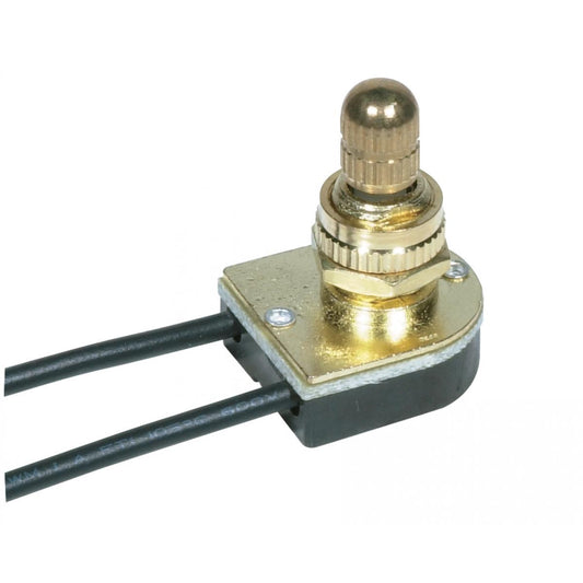 (4-Pack) Rotary Switch in Brass Plated