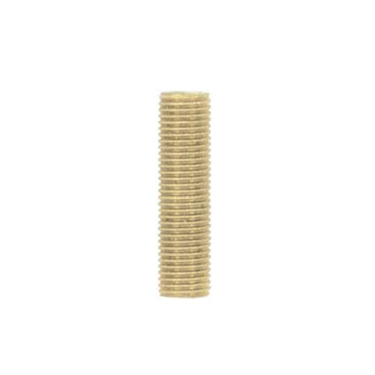 (4-Pack) Nipple in Yellow Zinc Plated