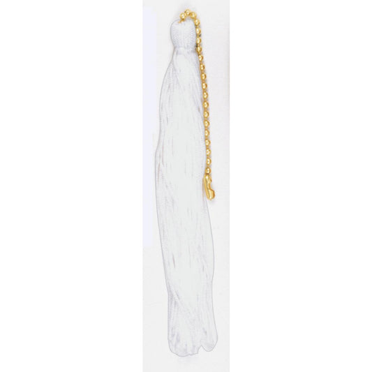 (4-Pack) Tassel in White