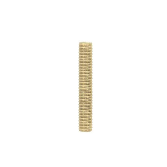 (4-Pack) Nipple in Yellow Zinc Plated