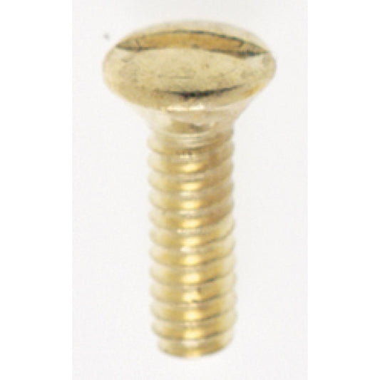 (4-Pack) Switchplate Screw in Brass Plated