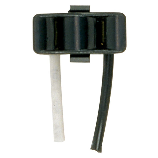 (4-Pack) Wire Snap-In Convenience Outlet in Black