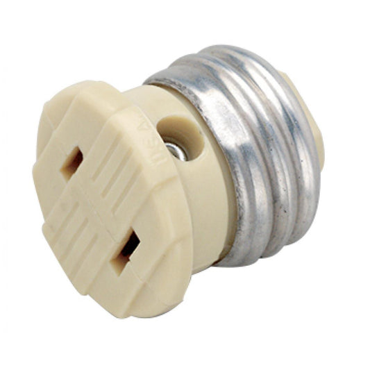 (4-Pack) Socket Plug Adapter in Ivory