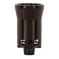 (4-Pack) Satco 90-548 Pressure Fit Candelabra Base Socket, Pin Socket, Pressure Fit, Phenolic, 1-1/4" Height, Black