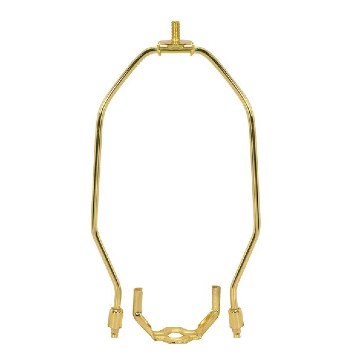 (4-Pack) Heavy Duty Harp in Polished Brass