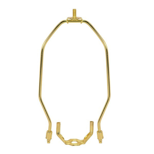 (4-Pack) Heavy Duty Harp in Polished Brass