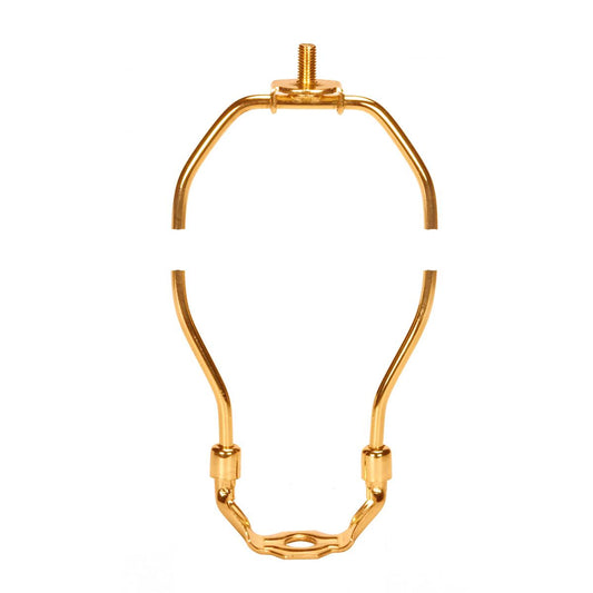 (4-Pack) Light Duty Harp in Polished Brass