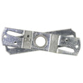 (4-Pack) Satco 90-575 Double Crossbar, Screw Holes, 2-3/4" And 3-7/8" Center To Center, Steel