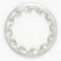 (4-Pack) Satco 90-592 Toothwasher, 1/8 IP Slip, Zinc Plated Finish