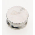 (4-Pack) Satco 90-640 Brass Lock-Up Cap, 1/8 IP, 9/16" Diameter, 1/4" Height, Nickel Finish
