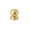 (4-Pack) Satco 90-652 Brass Pear Knob, 8/32, Burnished And Lacquered