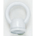 (4-Pack) Satco 90-720 1" Female Loops, 1/8 IP With Wireway, 10lbs Max, White Finish