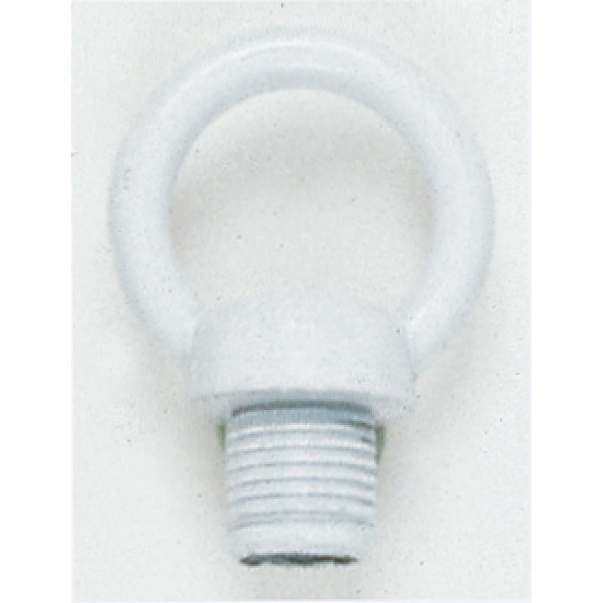 (4-Pack) 1" Male Loop in White