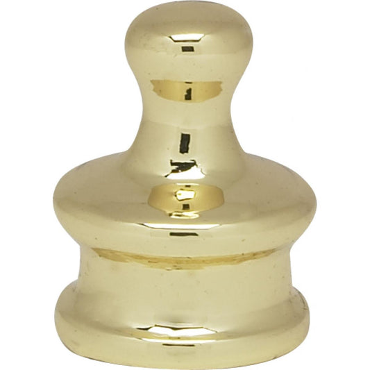 (4-Pack) Knob in Polished Brass