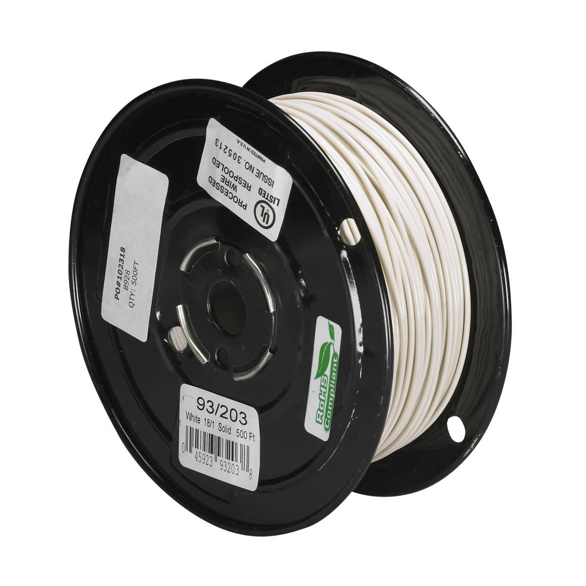Lighting Bulk Wire in White