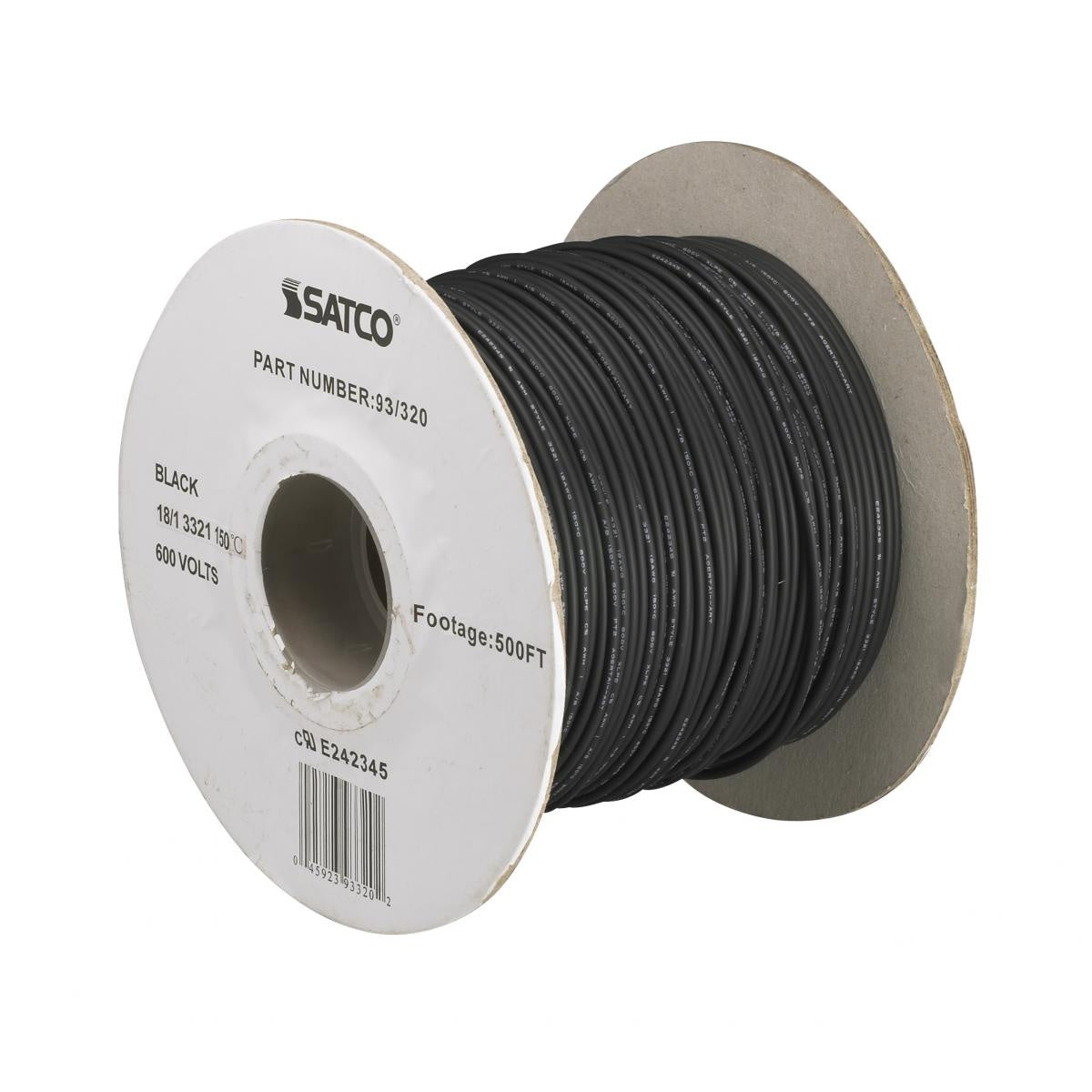 Lighting Bulk Wire in Black