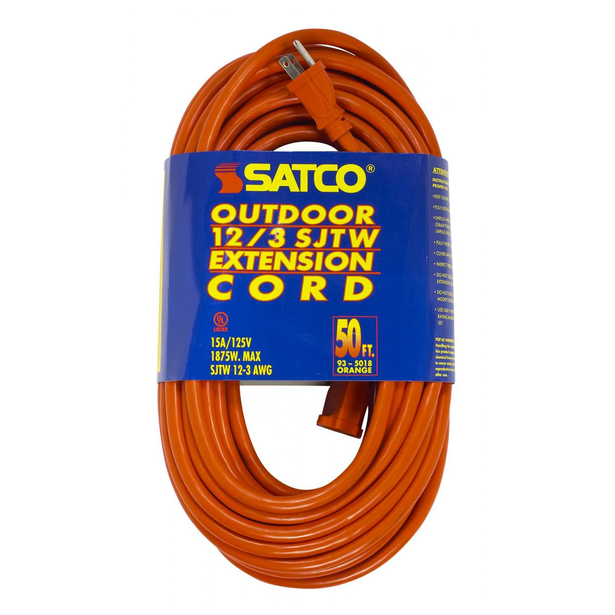 Extension Cord in Orange
