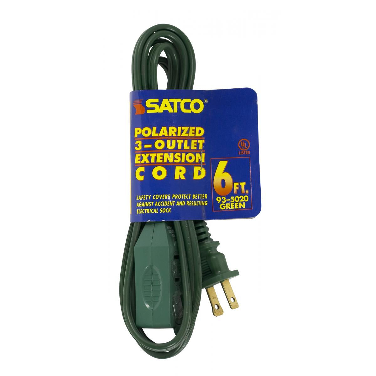 Satco - 93-5020 - Extension Cord - Green