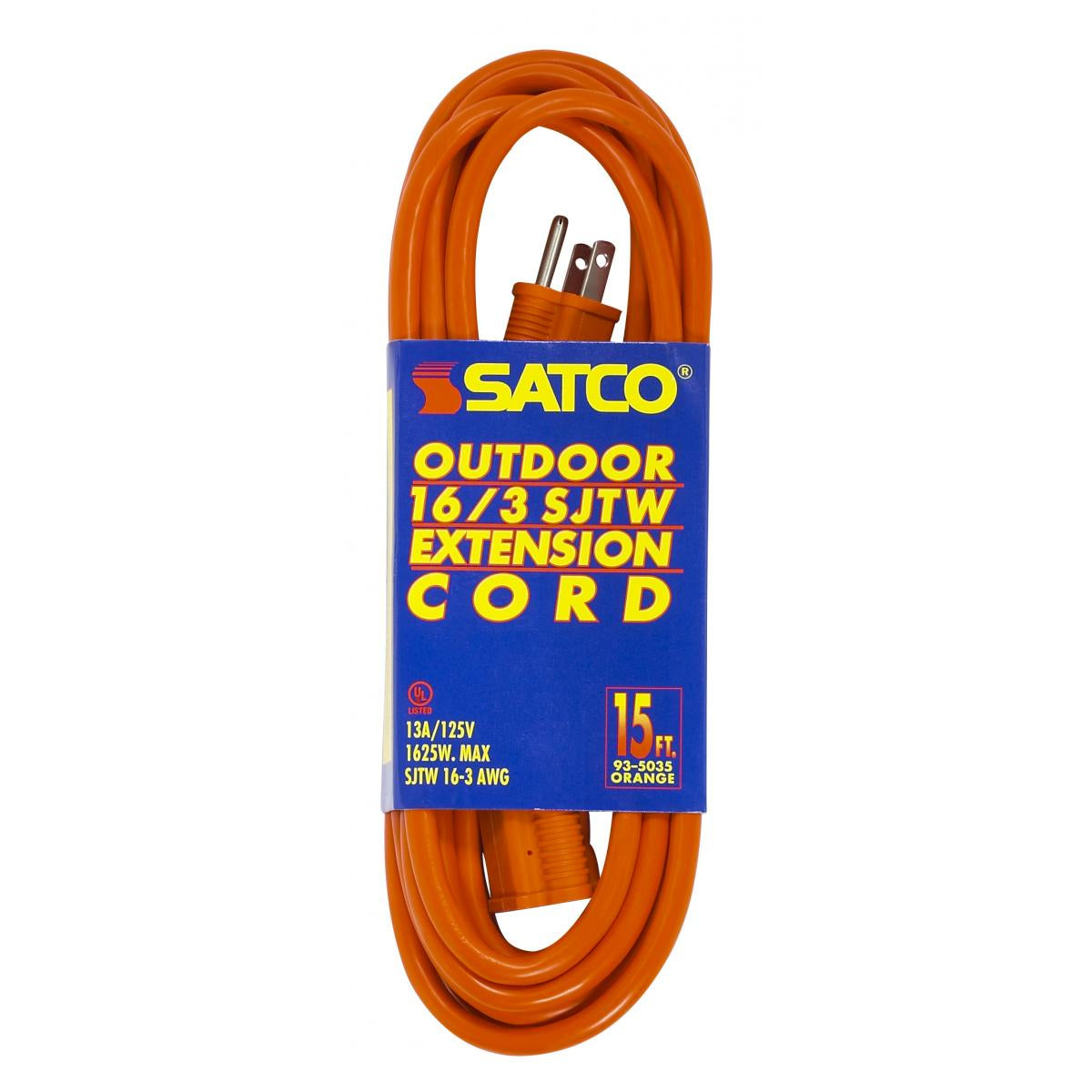 Satco - 93-5035 - Extension Cord - Orange