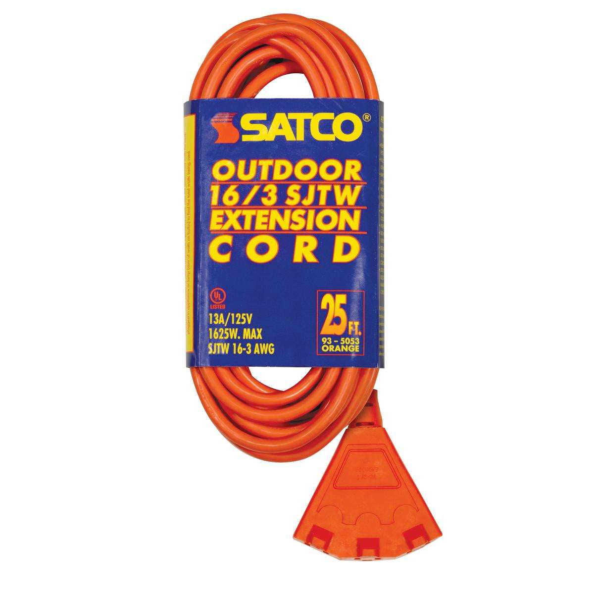 Satco - 93-5053 - Extension Cord - Orange