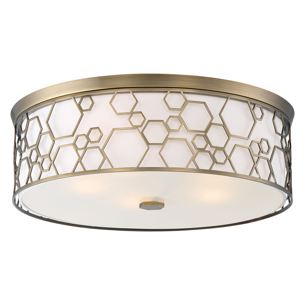 LED Flush Mount in Brushed Nickel