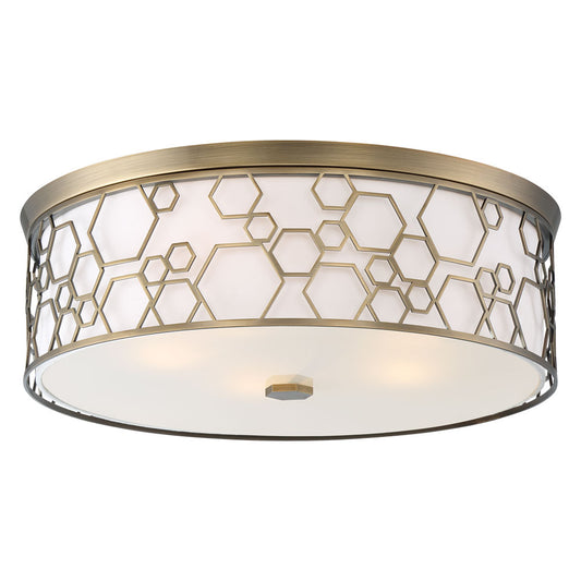 LED Flush Mount in Brushed Nickel