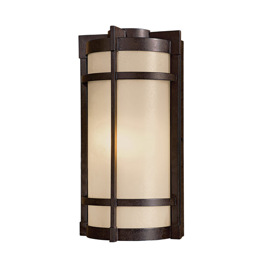 Andrita Court One Light Outdoor Wall Mount in Textured French Bronze