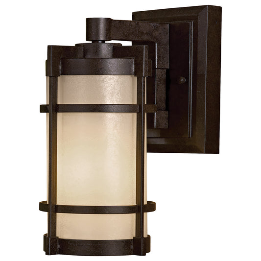Andrita Court One Light Outdoor Wall Mount in Textured French Bronze