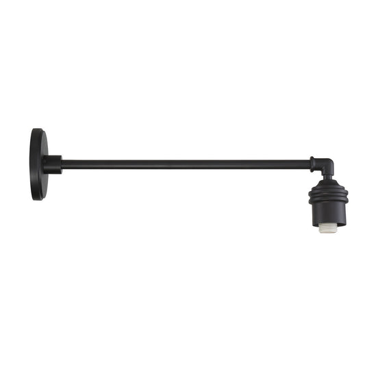 RLM One Light Outdoor Wall Mount in Sand Black
