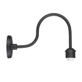 RLM One Light Outdoor Wall Mount in Sand Black