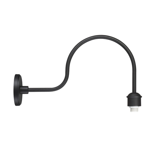 RLM One Light Outdoor Wall Mount in Sand Black