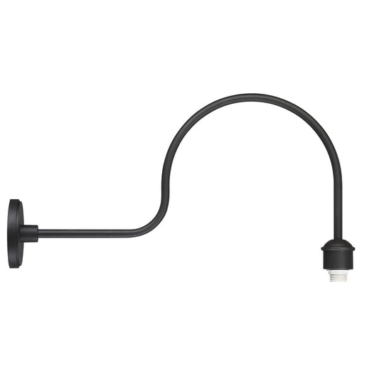 RLM One Light Outdoor Wall Mount in Sand Black