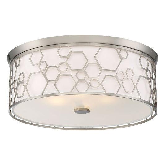 LED Flush Mount in Brushed Nickel