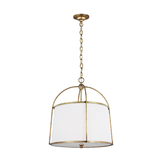 Stonington Two Light Pendant in Antique Gild