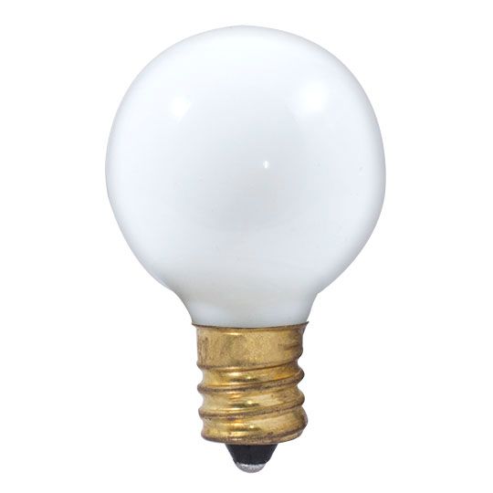 10W G9 GLOBE MATTE WHITE E12 130V