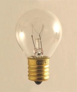 10S11 Sign Bulb, 10W, 130V, intermediate base (E17), clear -