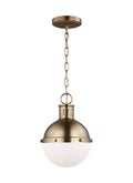 Hanks One Light Mini Pendant in Satin Brass