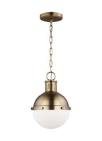 Hanks One Light Mini Pendant in Satin Brass