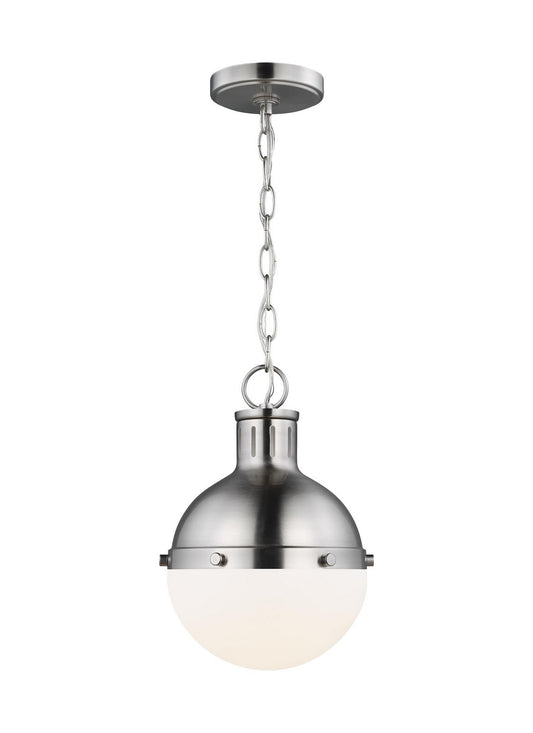 Hanks One Light Mini Pendant in Brushed Nickel